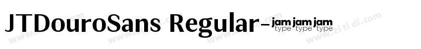 JTDouroSans Regular字体转换